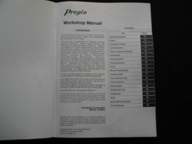 Werkplaatshandboek Kia Pregio (2000)