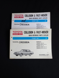 Parts catalog Toyota Cressida (TX62X, RX60X, RX62X, LX60X, MX62X, MX63X, GX60X and GX61X series)