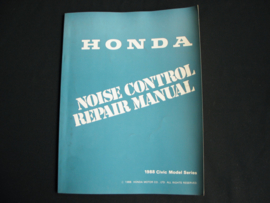 Werkplaatshandboek Honda Civic (1988) geluidsbeheersing