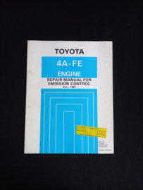Workshop manual Toyota 4A-FE emission control (October 1987)