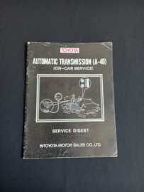 Workshop manual Toyota automatic transmission (A40)