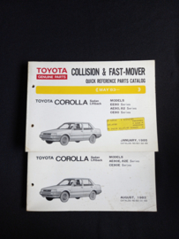 Parts catalog Toyota Corolla (EE80, AE80, AE82 and CE80 series)