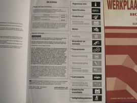 Werkplaatshandboek Honda CR-V (1999 en 2000) supplement