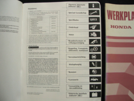 Workshop manual Honda Legend Coupé (KA3) (1989 and 1990) supplement