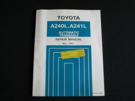 Workshop manual A240L and A241L Toyota automatic transaxle