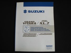 Werkplaatshandboek Suzuki Grand Vitara XL-7 (SQ420VD, SQ420WD en JA420WD) (november 2003) elektrische schema's