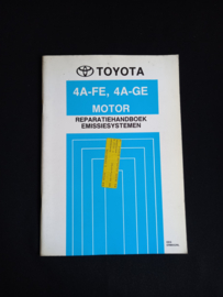 Workshop manual Toyota 4A-FE and 4A-GE emission control (Dutch)