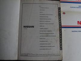 Werkplaatshandboek Nissan Bluebird (WU11) Katalysator-uitvoering