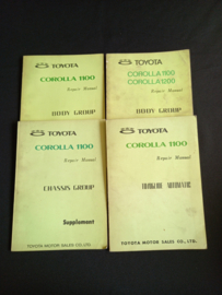 Werkplaatshandboek Toyota Corolla 1100 en 1200 (Automatische Transmissie, Chassis Supplement en Carrosserie)