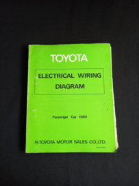Werkplaatshandboek Toyota elektrische schema's personenauto's (1980)