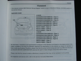 Workshop manual Suzuki Liana (RH413 and RH416) (July 2002) wiring diagrams
