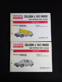 Parts catalog Toyota Tercel (AL20Z, AL21Z and AL25Z series)