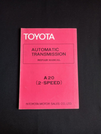 Werkplaatshandboek Toyota A20 (2-speed) automatische transmissie