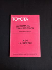 Workshop manual Toyota A20 (2-speed) automatic transmission