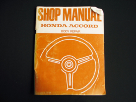 Workshop manual Honda Accord (1979) bodywork