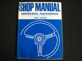 Workshop manual Honda Accord (1982) bodywork