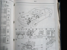 Werkplaatshandboek Citroën Xantia (1994 - 1998) elektrische schema's