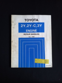 Workshop manual Toyota 2Y, 2Y-C and 3Y engine