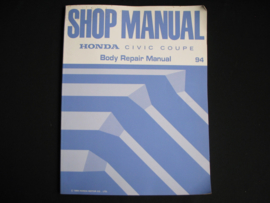 Werkplaatshandboek Honda Civic Coupé (1994) (5e generatie) carrosserie