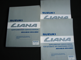 Werkplaatshandboek Suzuki Liana (RH413 en RH416) supplement boeken