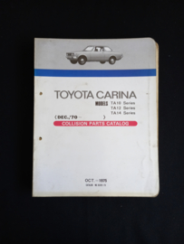 Parts catalog Toyota Carina (TA10, TA12 and TA14 series)
