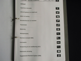 Techniek en gegevensboek Honda Legend (1996)