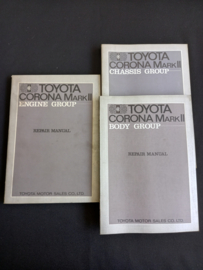 Werkplaatshandboek Toyota Corona Mark II chassis, motor en carrosserie (RT60 en RT70 Series)