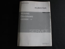 Werkplaatshandboek Nissan Kubistar (X76) (03/2004) elektrische schema's