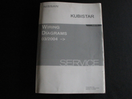 Workshop manual Nissan Kubistar (X76) (03/2004) wiring diagrams