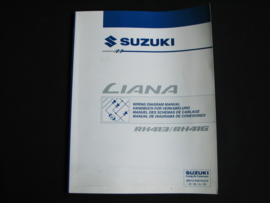 Workshop manual Suzuki Liana (RH413 and RH416) wiring diagrams