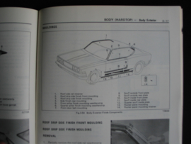 Workshop manual Toyota Corona (1970 - 1973) bodywork