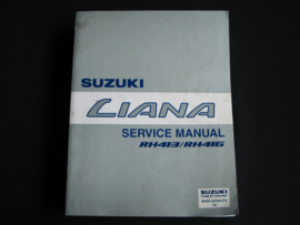 Workshop manual Suzuki Liana (RH413 and RH416) (March 2001)