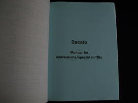 Workshop manual Fiat Ducato and Scudo conversions / special outfits (1998)