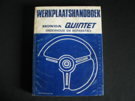 Workshop manual Honda Quintet (1981)