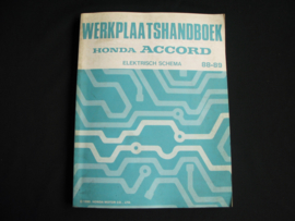 Workshop manual Honda Accord (1988 and 1989) wiring diagrams