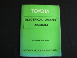 Werkplaatshandboek Toyota elektrische schema's personenauto's (1979)