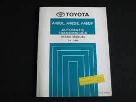 Werkplaatshandboek Toyota A45DL, A46DE en A46DF automatische transmissie