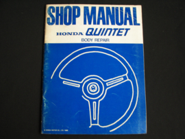 Workshop manual Honda Quintet (1982) bodywork