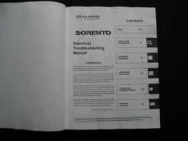 Werkplaatshandboek Kia Sorento (2007) elektrische troubleshooting