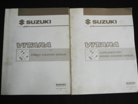 Workshop manual and Supplement Suzuki Vitara wiring diagrams