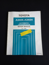 Workshop manual Toyota A340E and A340H automatic transmission