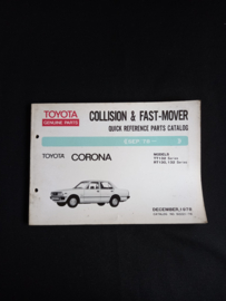 Parts catalog Toyota Corona (TT132, RT130 and RT132 series)