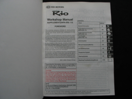 Workshop manual Kia Rio (2006) supplement