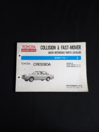 Parts catalog Toyota Cressida (RX30, MX32, RX35 and MX36 series)