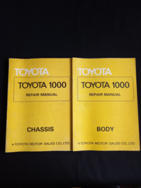 Werkplaatshandboek Toyota 1000 chassis en carrosserie (1976)