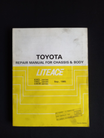 Workshop manual Toyota Liteace chassis and bodywork (KM3_, YM3_ and CM35 series)