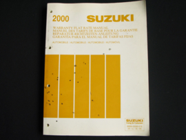 Workshop manual Suzuki Flat Rate (2000)