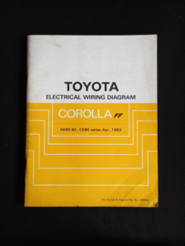 Workshop manual Toyota Corolla FF wiring diagrams (AE80, AE82 and CE80 series)