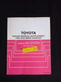 Werkplaatshandboek Toyota Supra met Sport Roof supplement carrosserie reparaties (MA70 series)