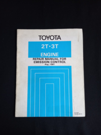 Workshop manual Toyota 2T and 3T emission control